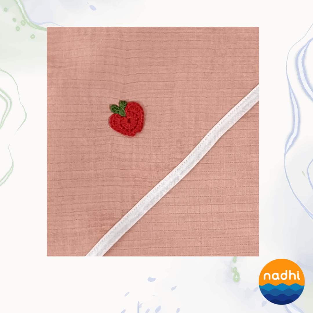 सेब लपेट - हुड वाले मलमल तौलिए