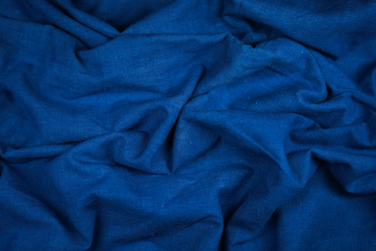 Pure indigo fabric