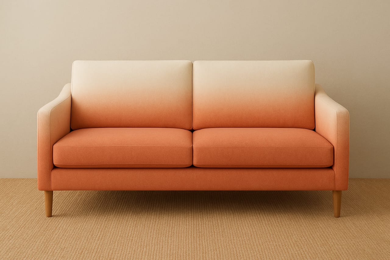 Kesar-white ombre - 3 meter