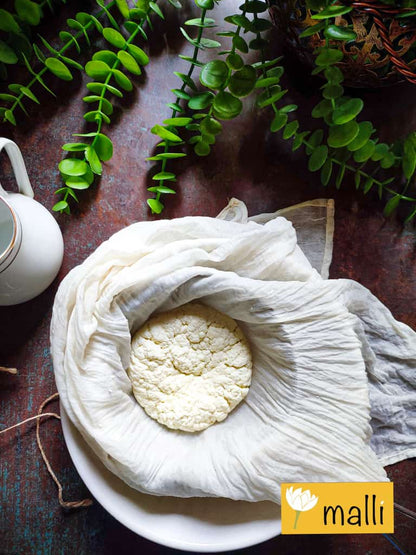 Handwoven Premium Cotton Kitchen Squares | 80s Count Dye-Free Cheesecloth for Paneer & Steaming