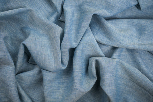 Light indigo muslin chambray