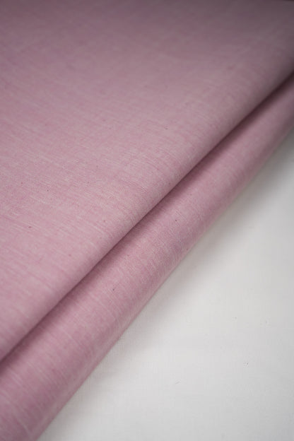 Dusky Pink Muslin Chambray