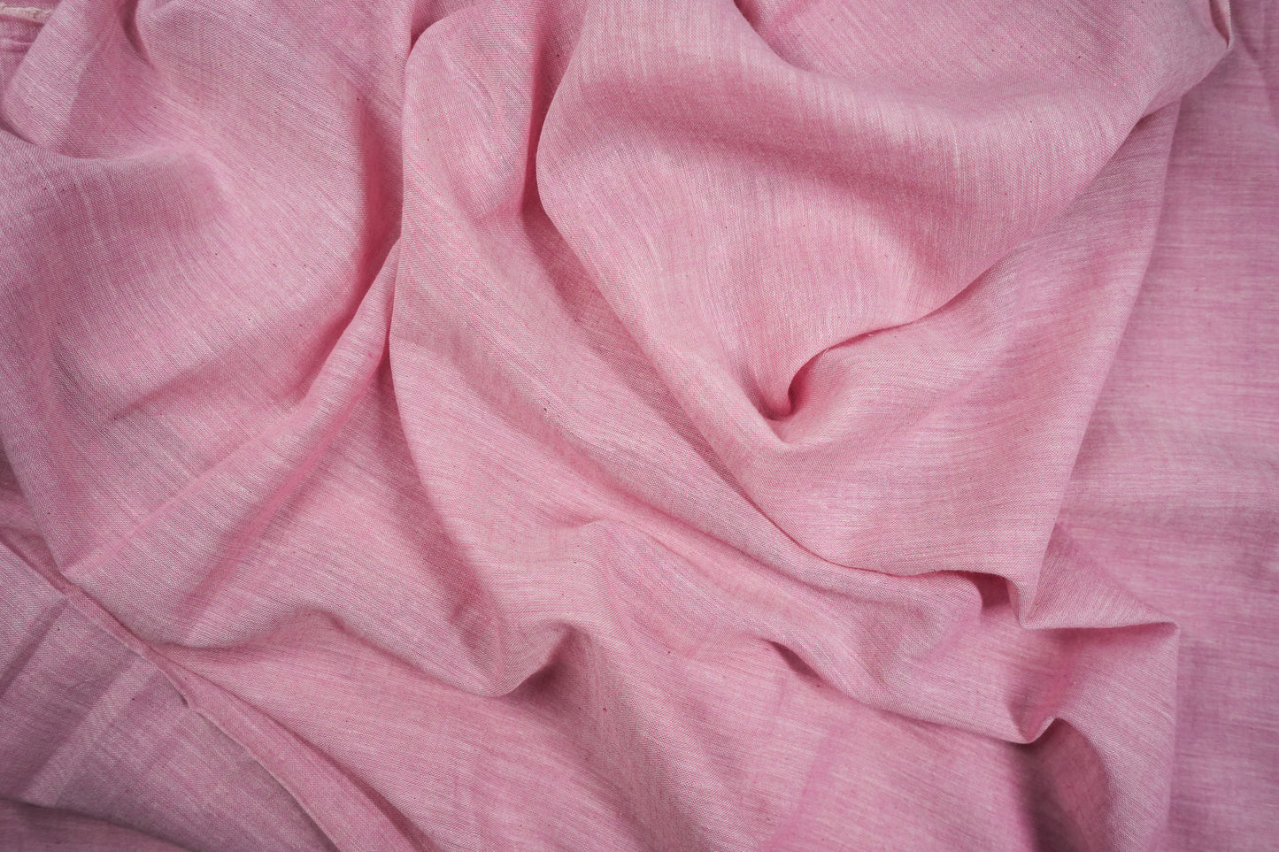 Dusky Pink Muslin Chambray