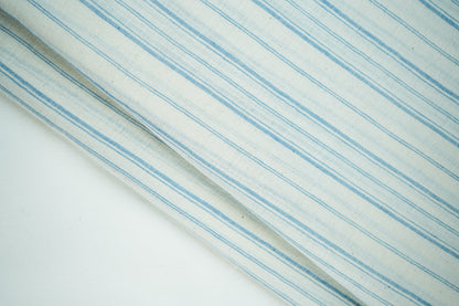 Pinstripe indigo-white muslin