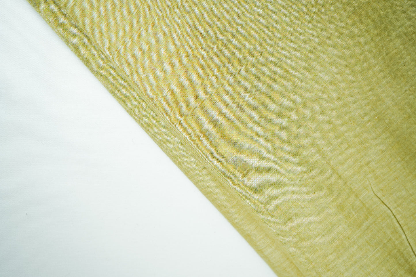 Deep mustard muslin chambray