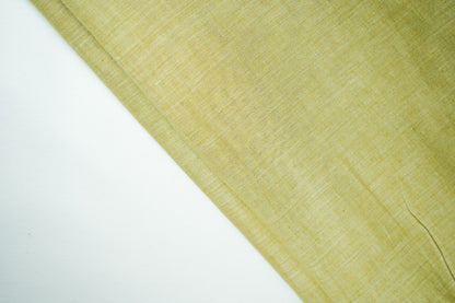 Deep mustard muslin chambray