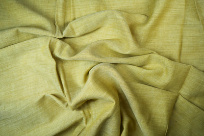 Deep mustard muslin chambray