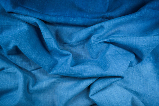 Indigo white ombre