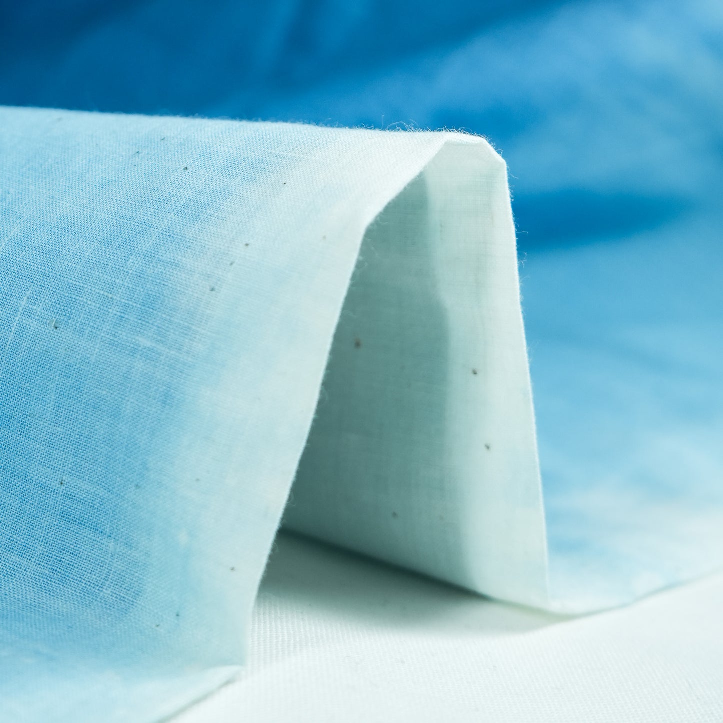 Indigo white ombre