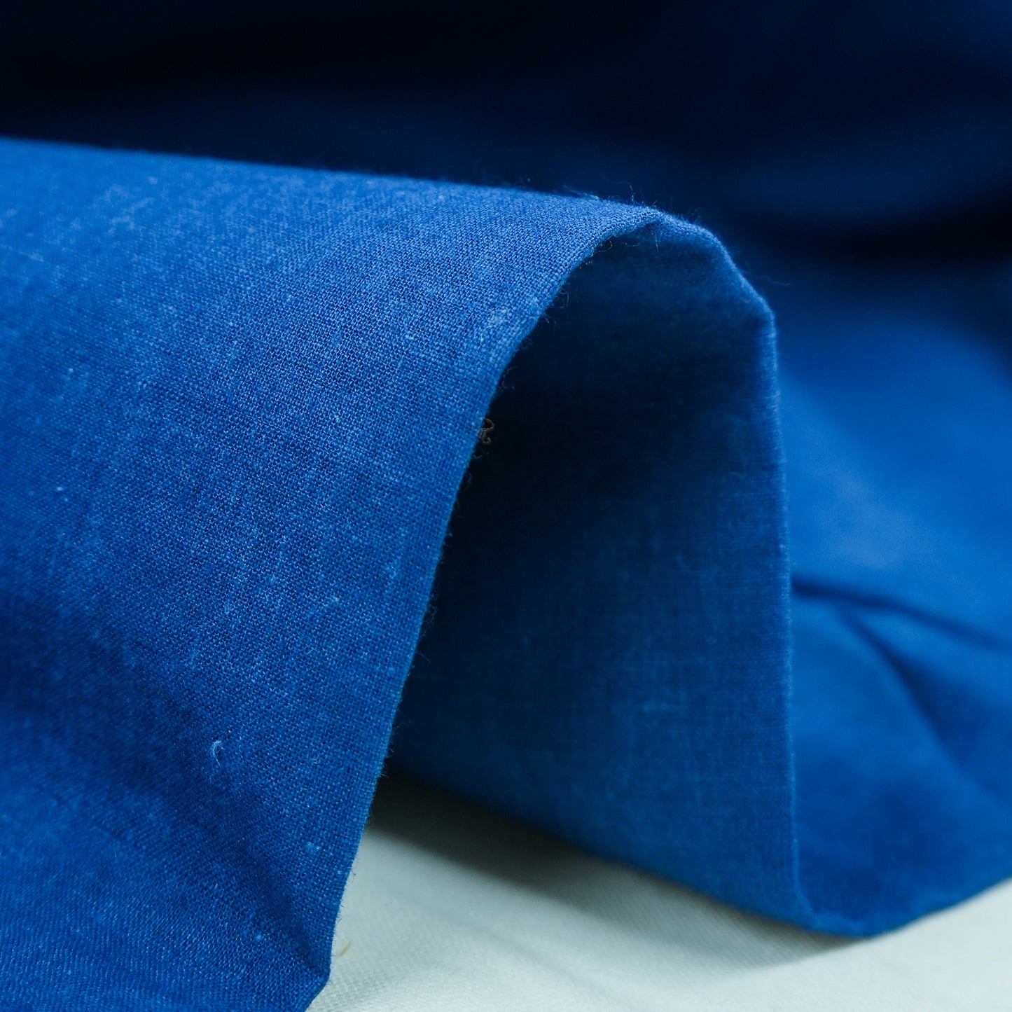 Pure indigo fabric