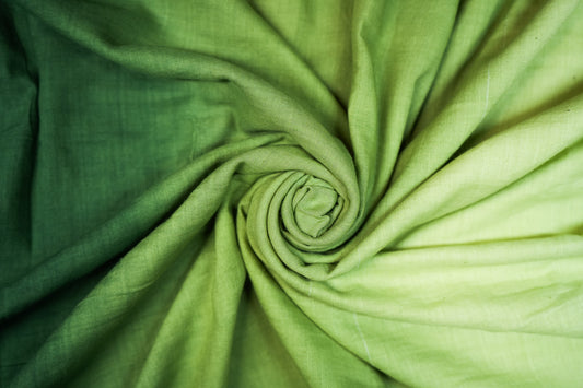 Moss Green Ombre Bengal Muslin