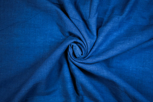 Pure indigo fabric