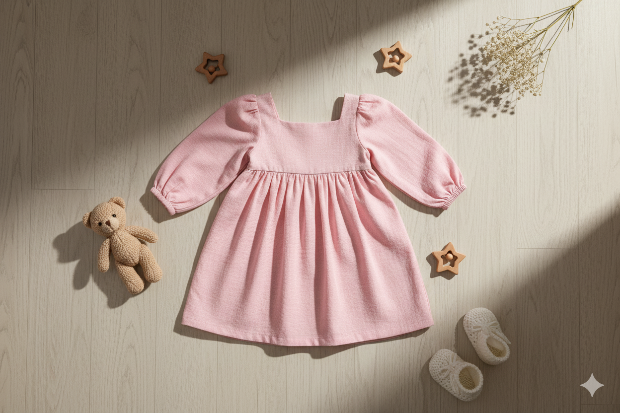 Dusky Pink Muslin Chambray - by the meter