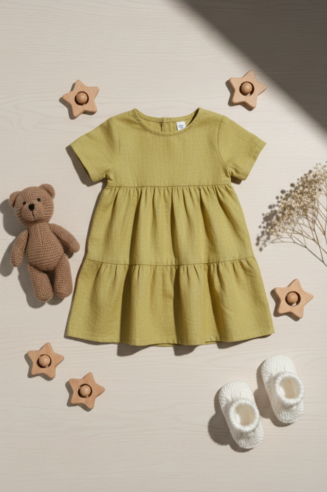 Deep mustard muslin chambray - by the meter